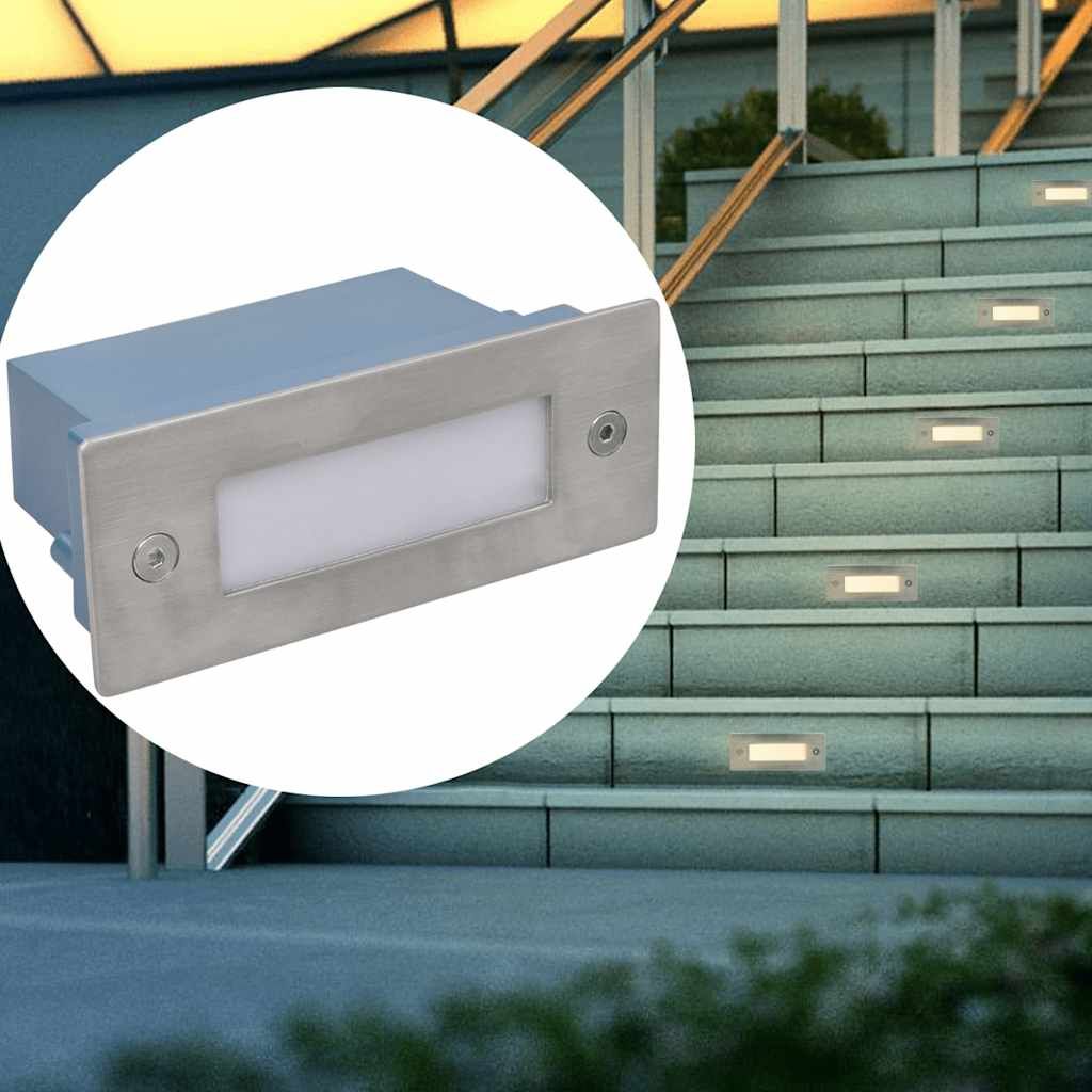 Lampade da Incasso a LED 6 pz per Scale 44x111x56 mm vidaXL