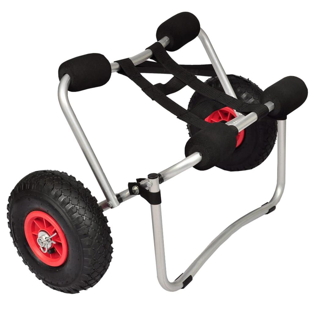 Carrello per Kayak 2 pz Alluminio vidaXL