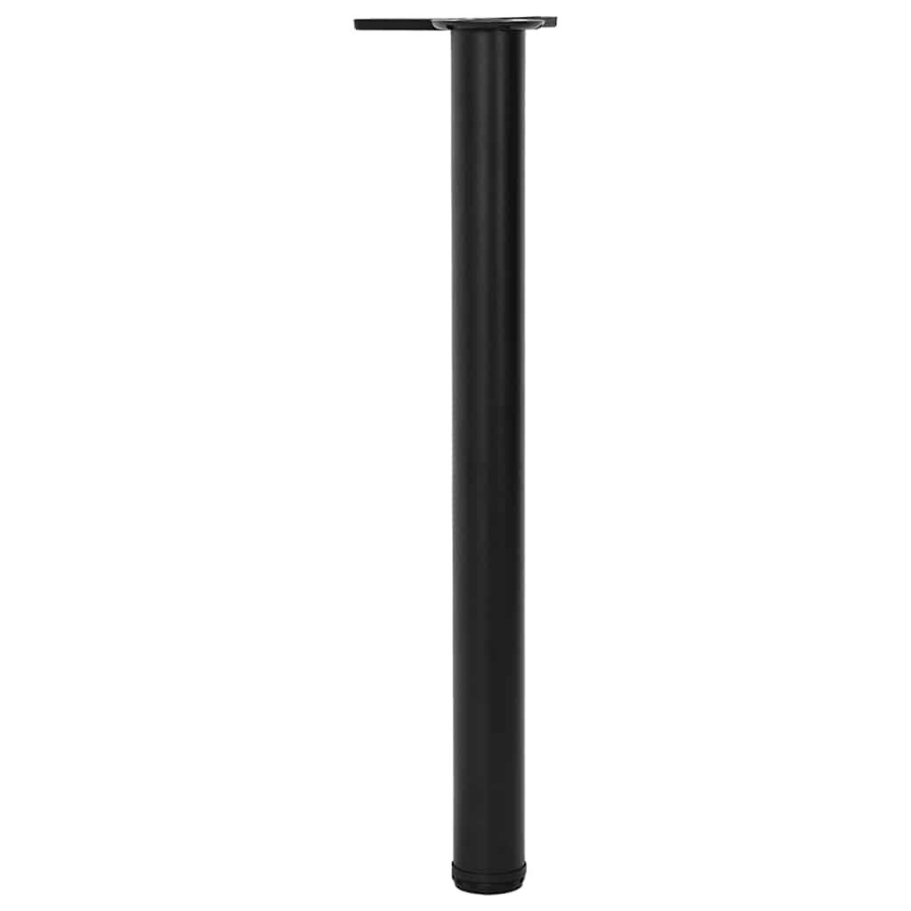 Set Gambe per Tavolo 4 pz Nere Regolabili in Altezza 710 mm vidaXL