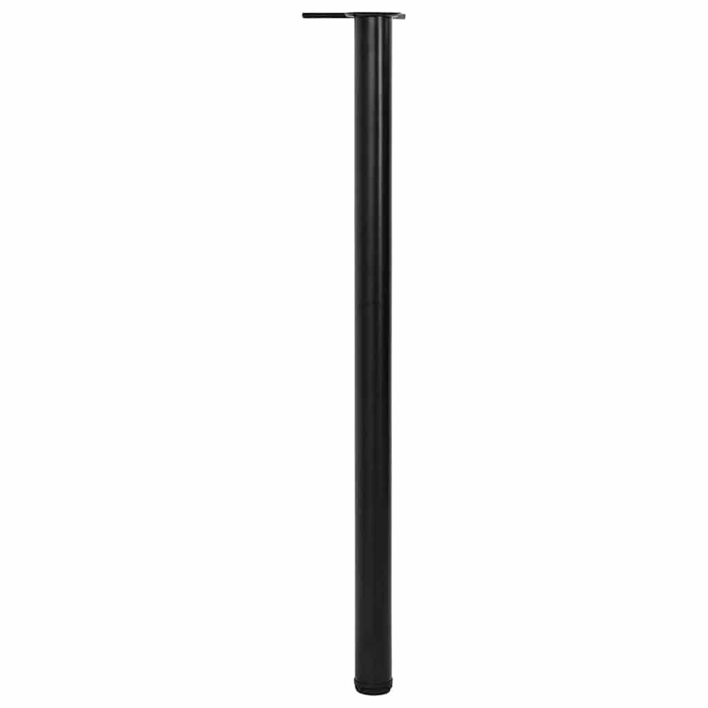 Set 4 gambe nere per tavolo regolabili in altezza 1100 mm vidaXL