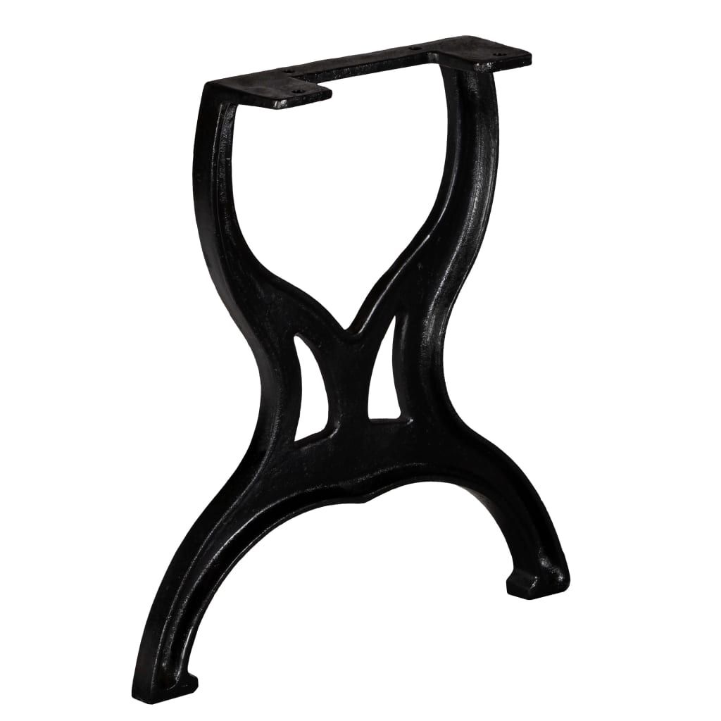 Gambe per Panca 2 pz a Forma di X in Ghisa vidaXL