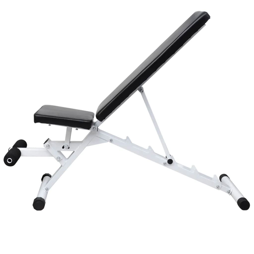 Panca da Palestra con Bilanciere e Set di Manubri 60,5 kg vidaXL