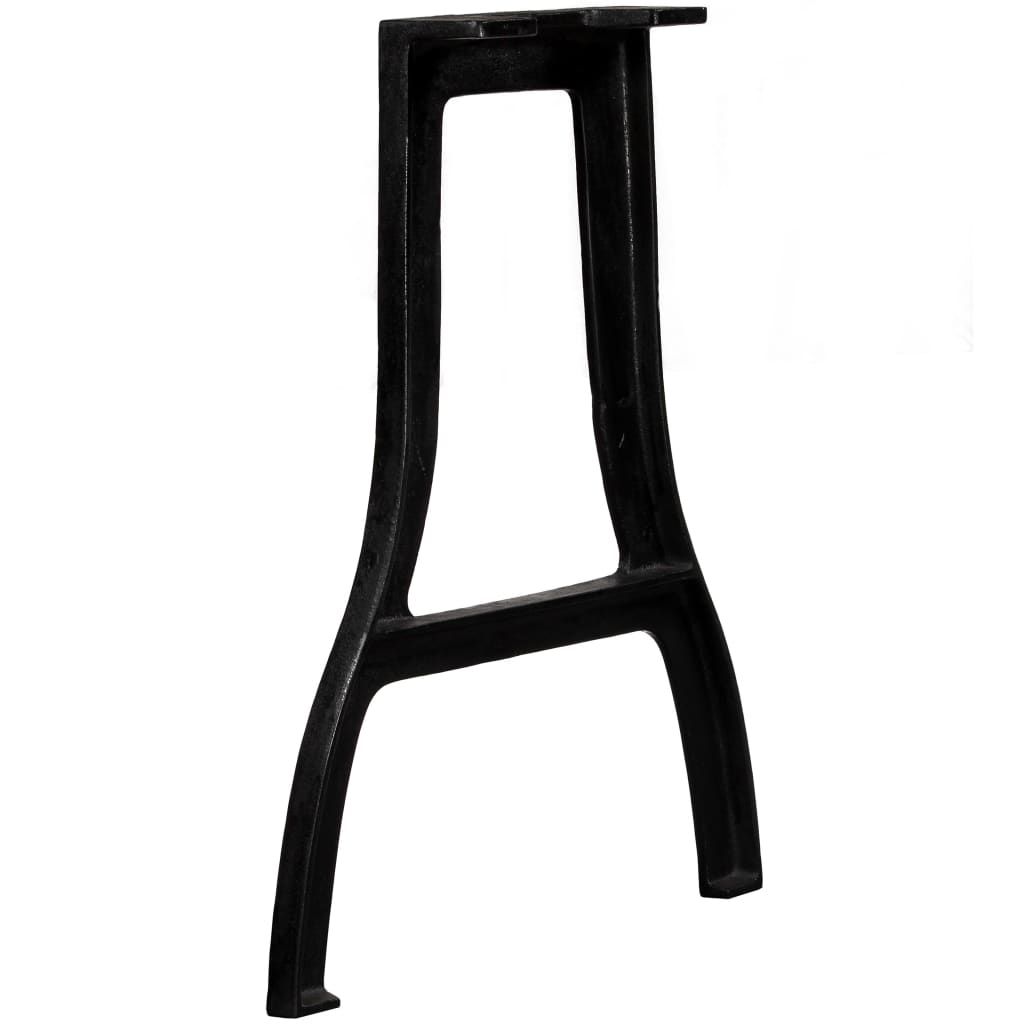 Gambe per Tavolo da Pranzo 2 pz a Forma di A in Ghisa vidaXL