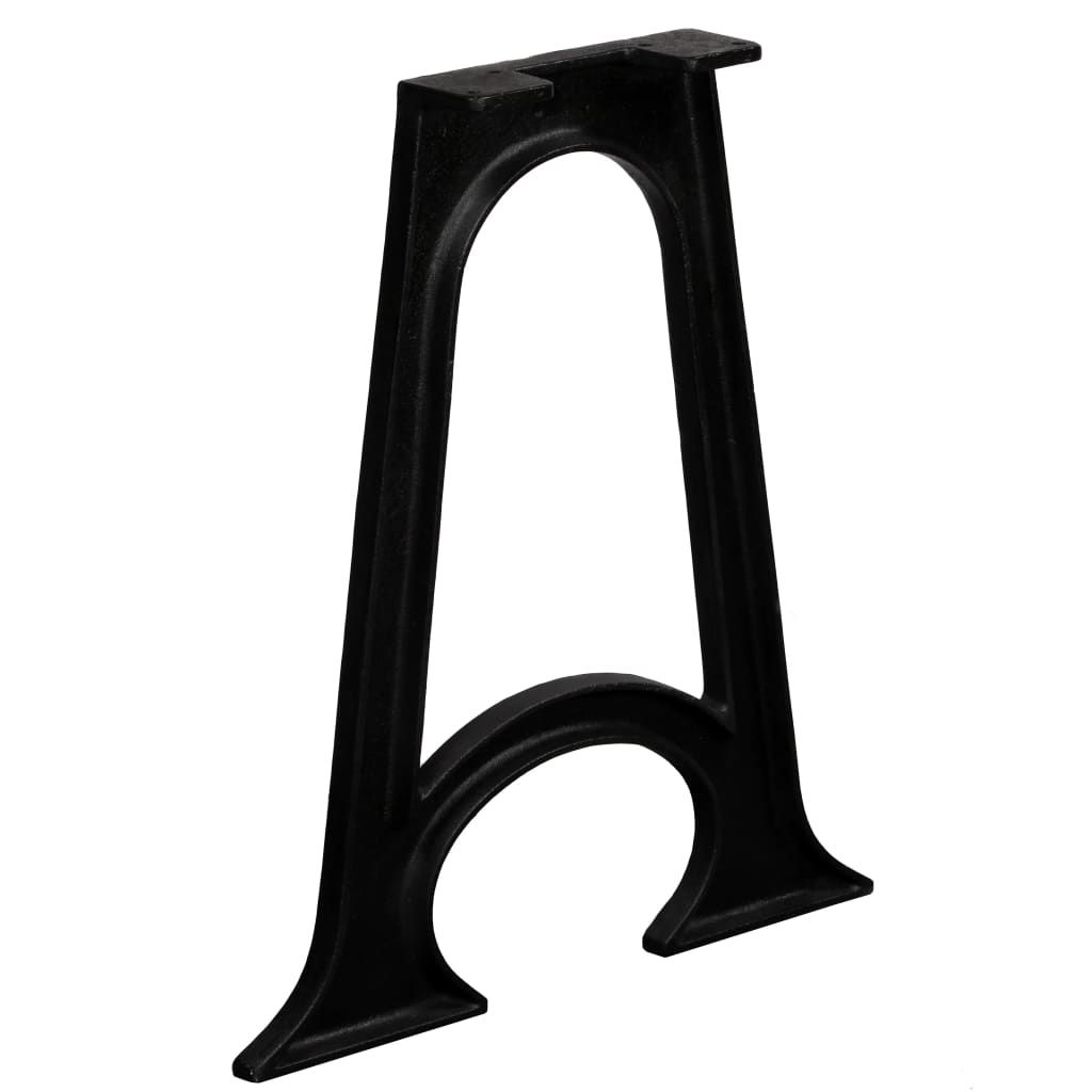 Gambe per Tavolo da Pranzo 2pz Base ad Arco Forma di A in Ghisa vidaXL