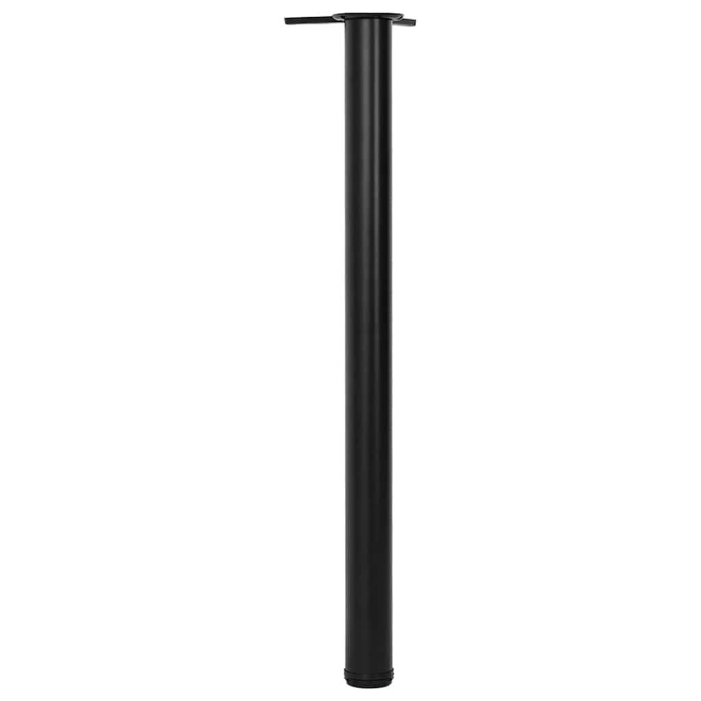 Set Gambe Tavolo Altezza Regolabile Nere 870 mm vidaXL
