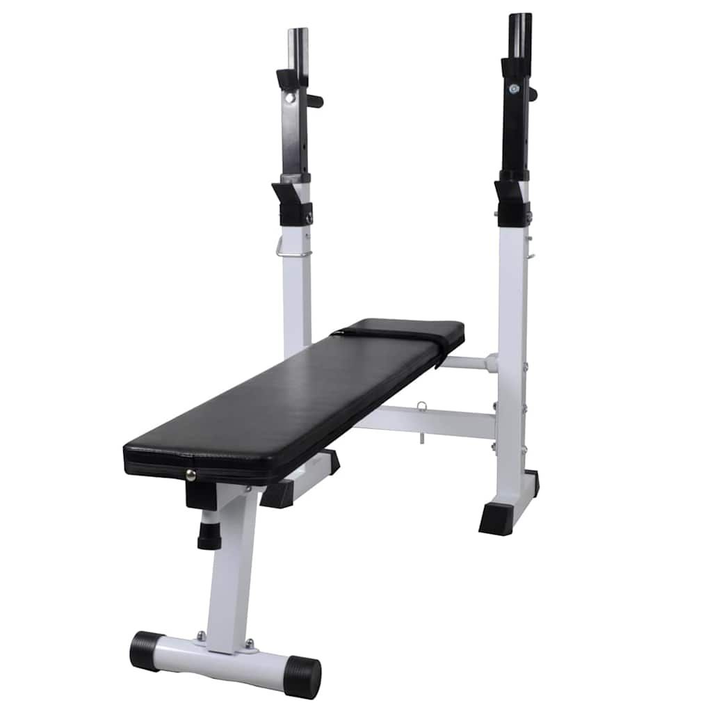 Panca Reclinabile con Rack Bilanciere e Set Manubri 90 kg vidaXL