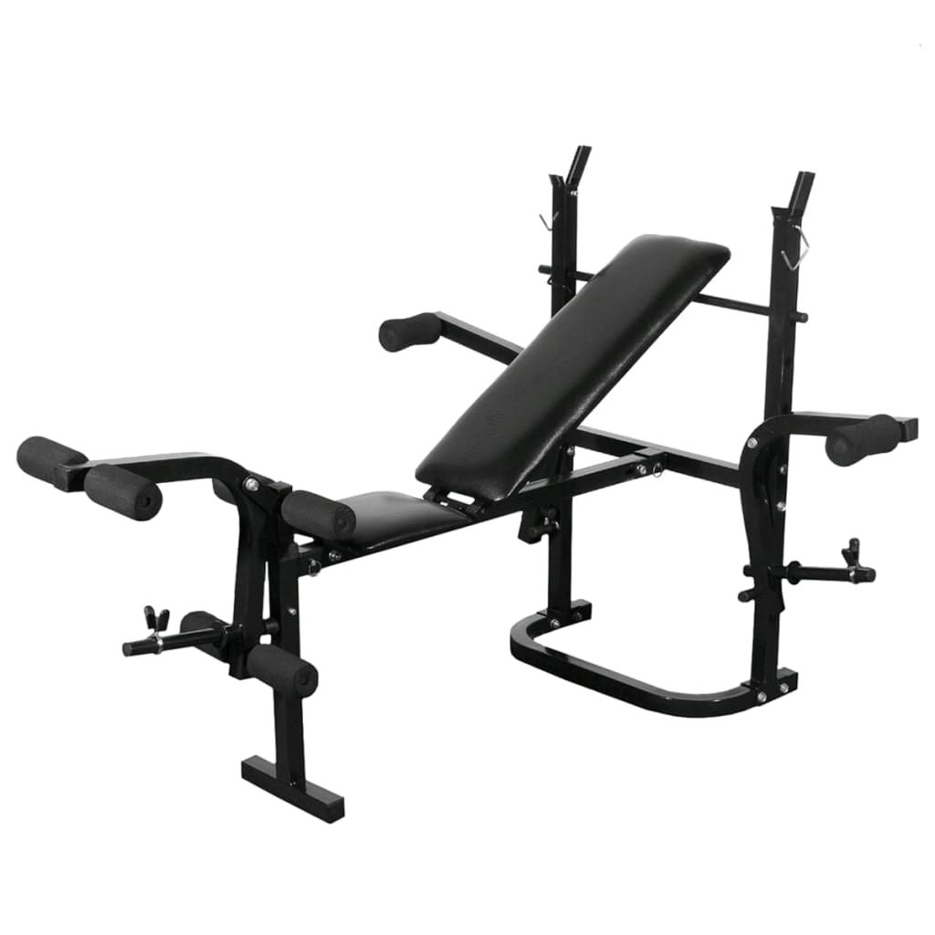 Panca Multifunzione con Bilanciere e Set di Manubri 60,5 kg vidaXL