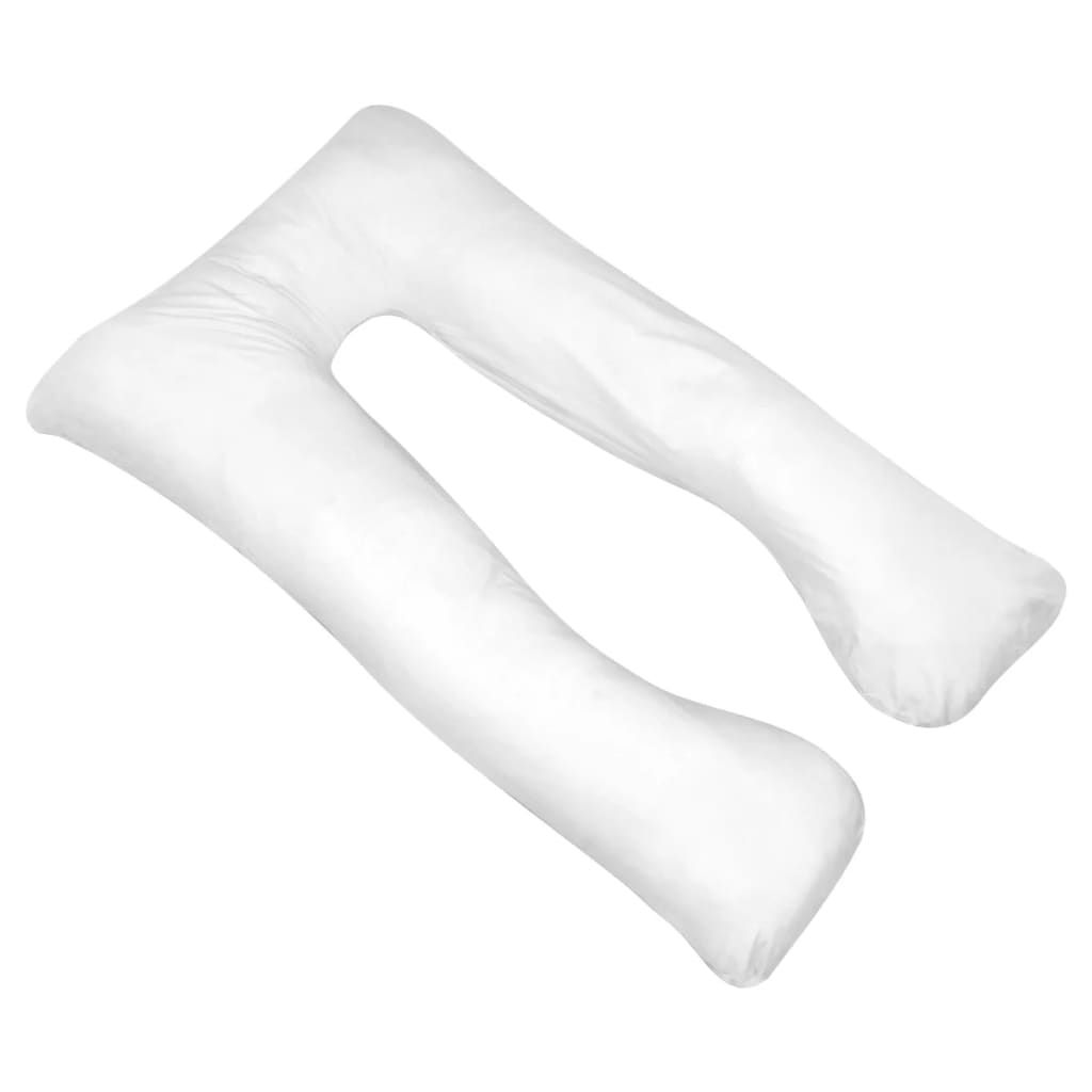 Cuscino di Gravidanza 90x145 cm Bianco vidaXL