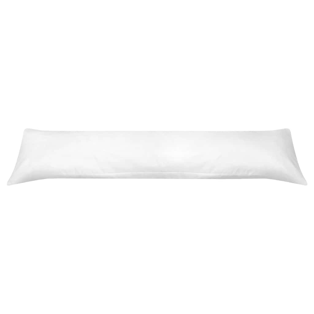 Cuscino Lungo con Traversina Laterale 40x145 cm Bianco vidaXL