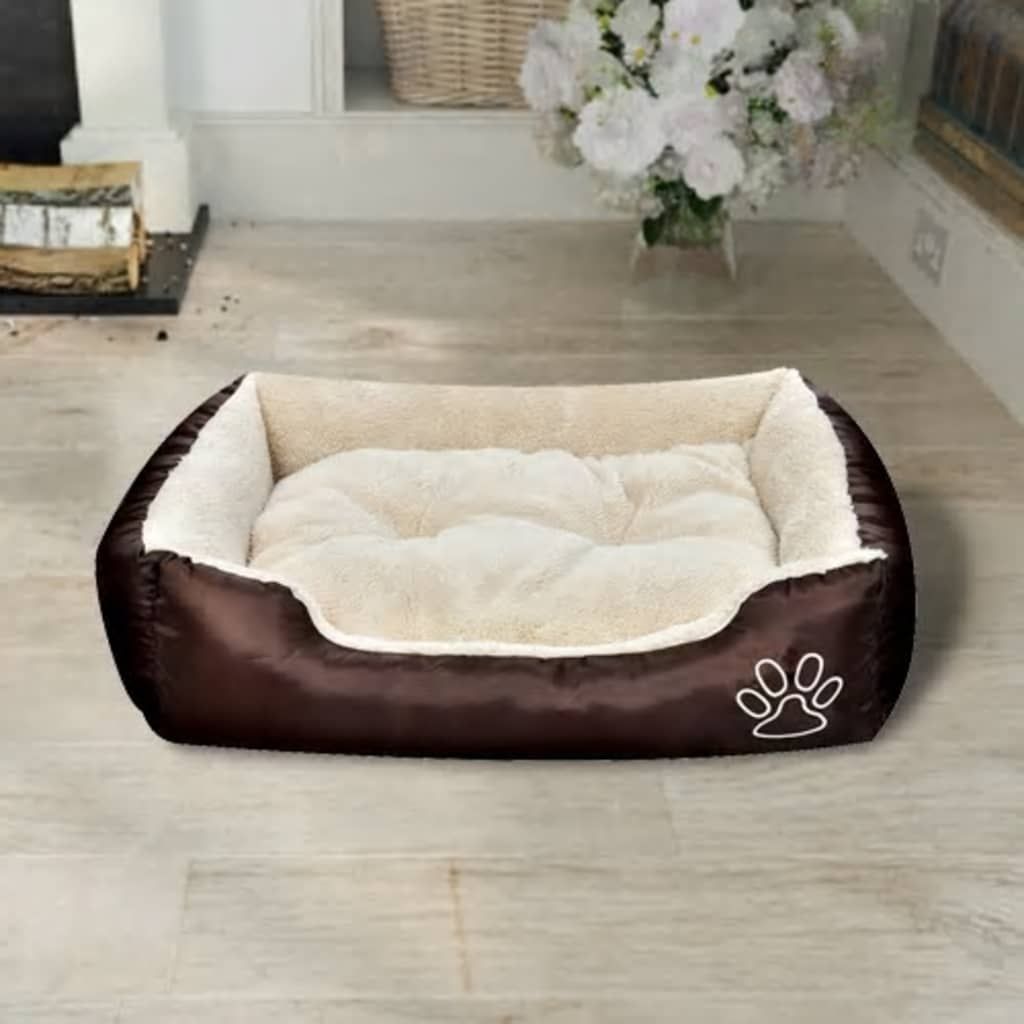 Letto Caldo per Cani con Cuscino Imbottito S vidaXL