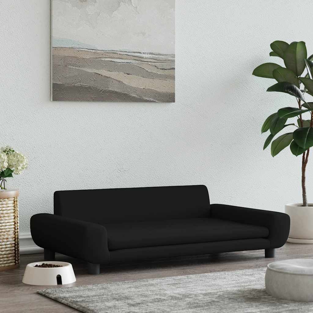 Lettino per Cani Nero 100x54x33 cm in Velluto vidaXL