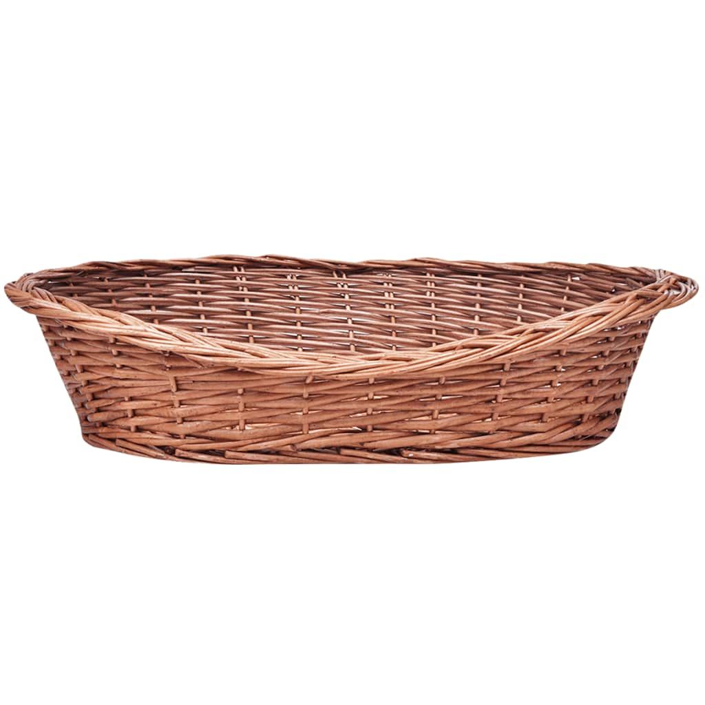 Cesto/Cuccia per Cani in Vimini Naturale 50 cm vidaXL