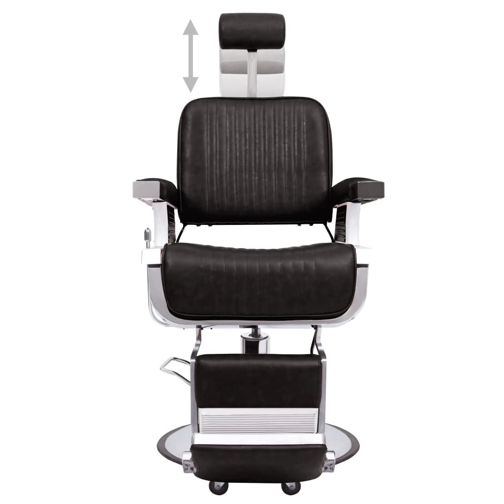 Poltrona da Barbiere Nera 68x69x116 cm in Similpelle vidaXL