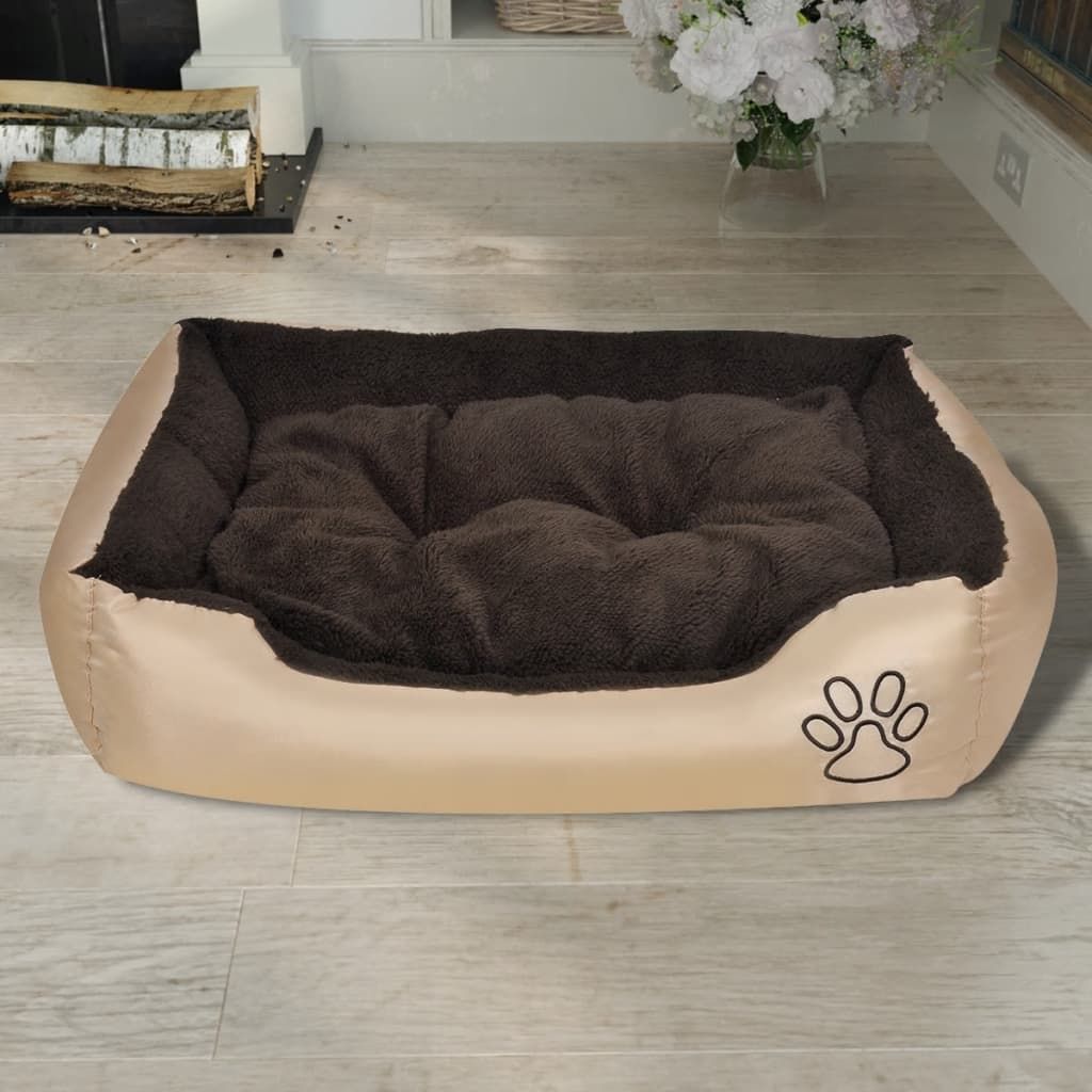 Letto Caldo per Cani con Cuscino Imbottito L vidaXL