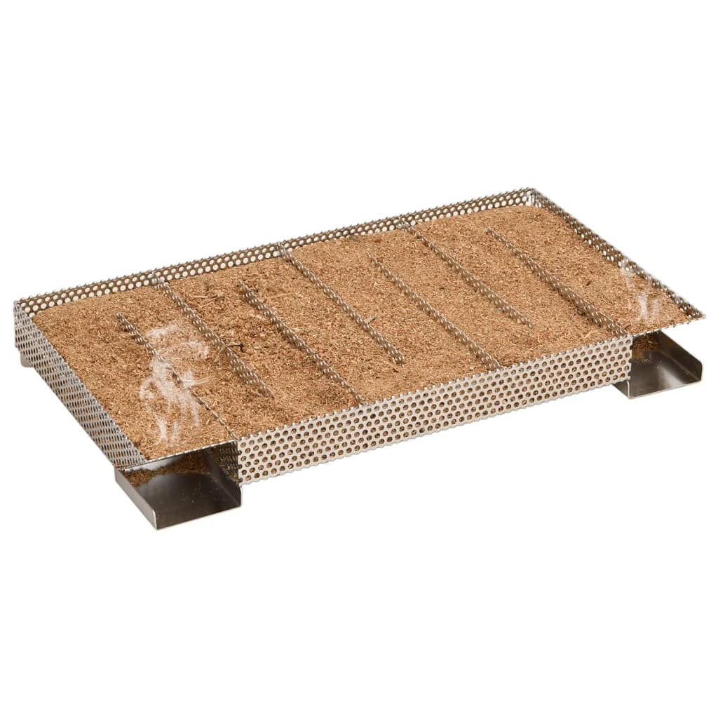 Generatore di Fumo Freddo 8 Camere 35 cm in Acciaio Inox vidaXL