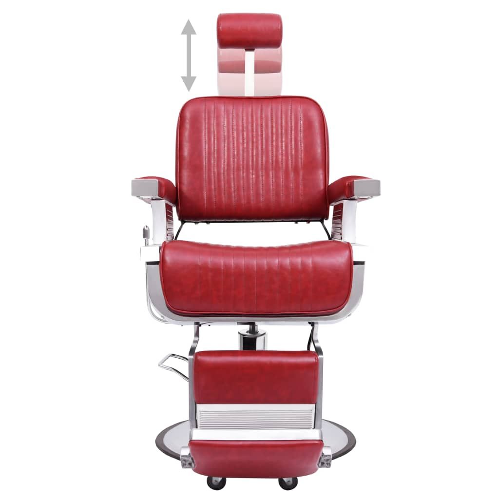 Poltrona da Barbiere Rossa 68x69x116 cm in Similpelle vidaXL