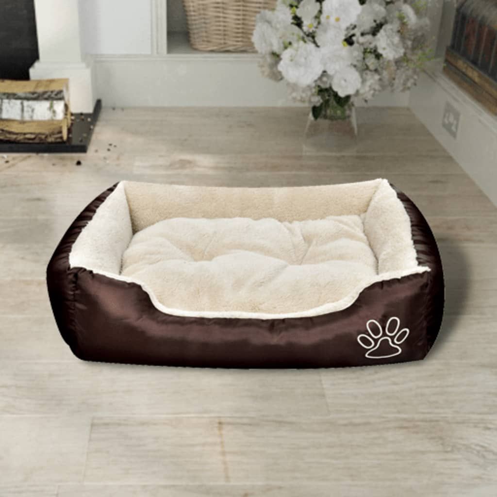Letto Caldo per Cani con Cuscino Imbottito M vidaXL