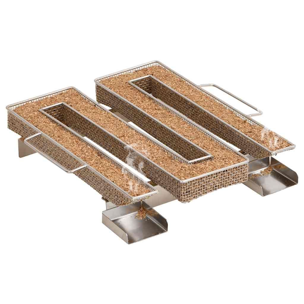 Generatore di Fumo Freddo 4 Lati 22,5 cm in Acciaio Inox vidaXL