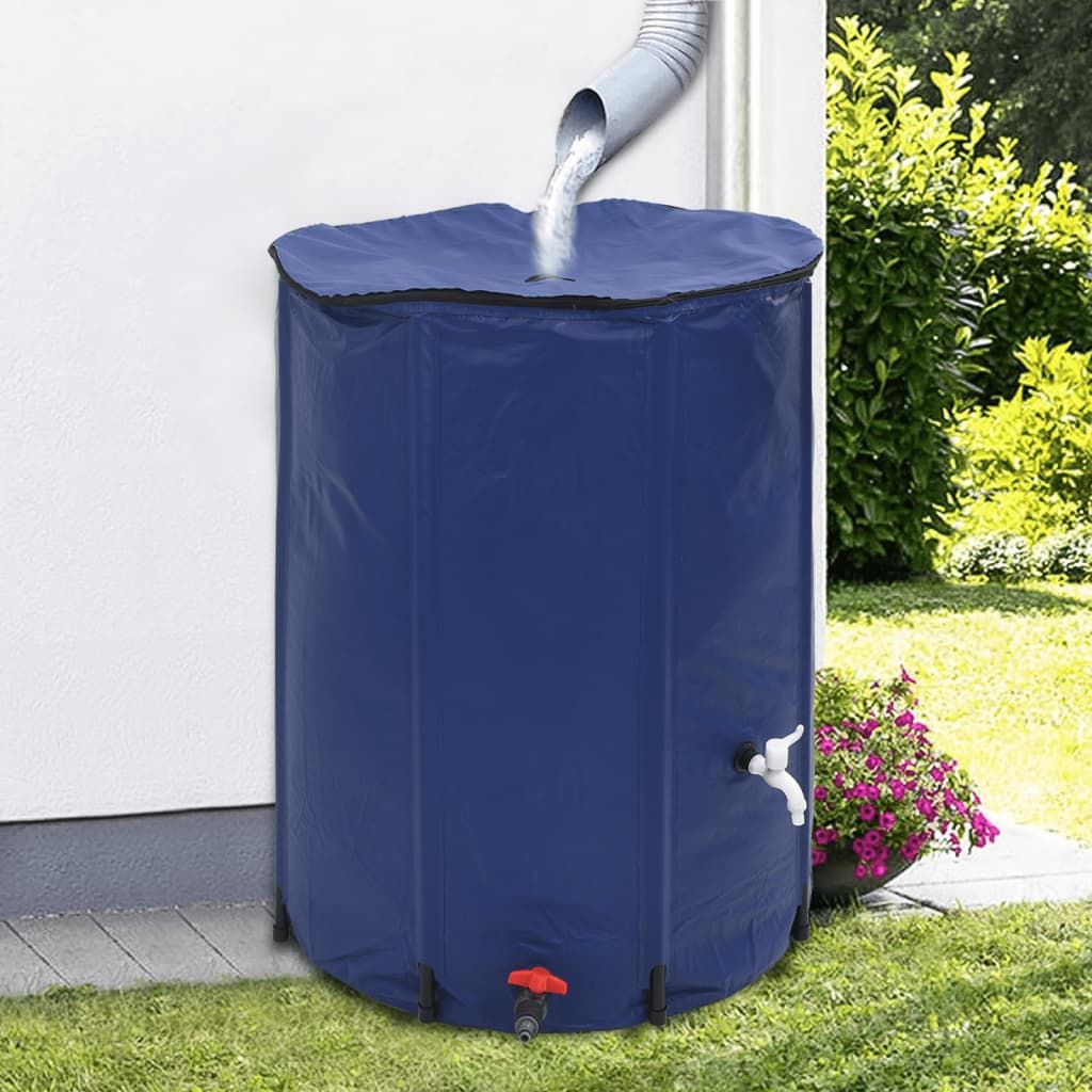 Serbatoio Acqua con Rubinetto Pieghevole 750 L in PVC vidaXL