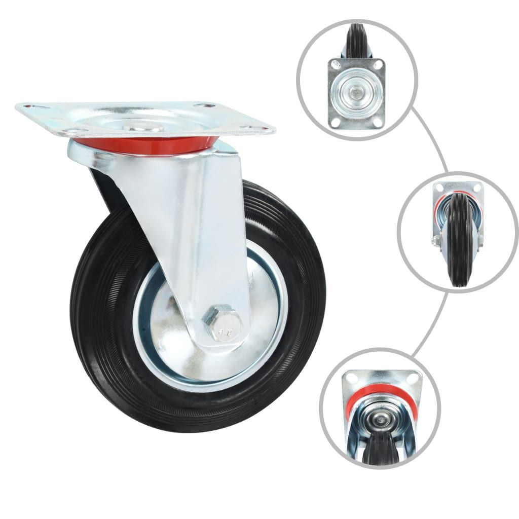 Rotelle Girevoli 4 pz 160 mm vidaXL