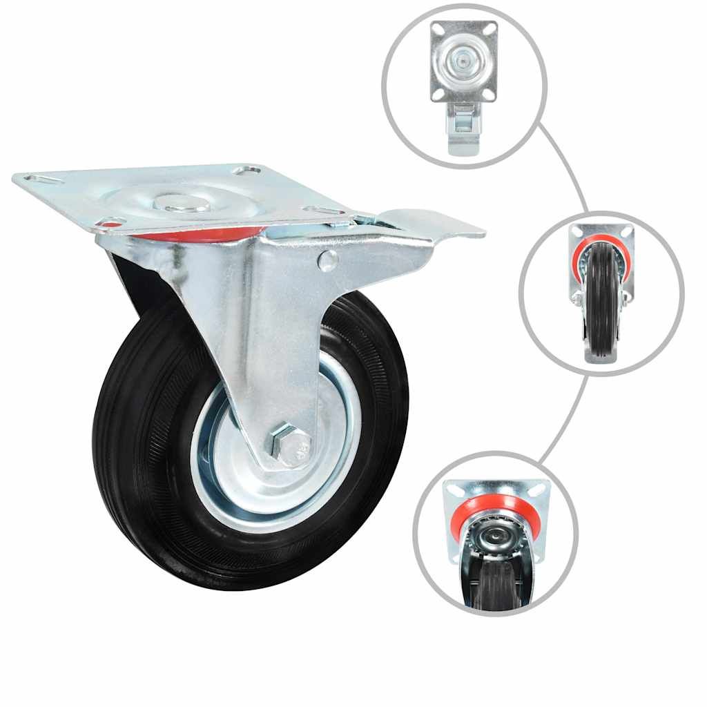 Ruote Girevoli 24 pz 125 mm vidaXL