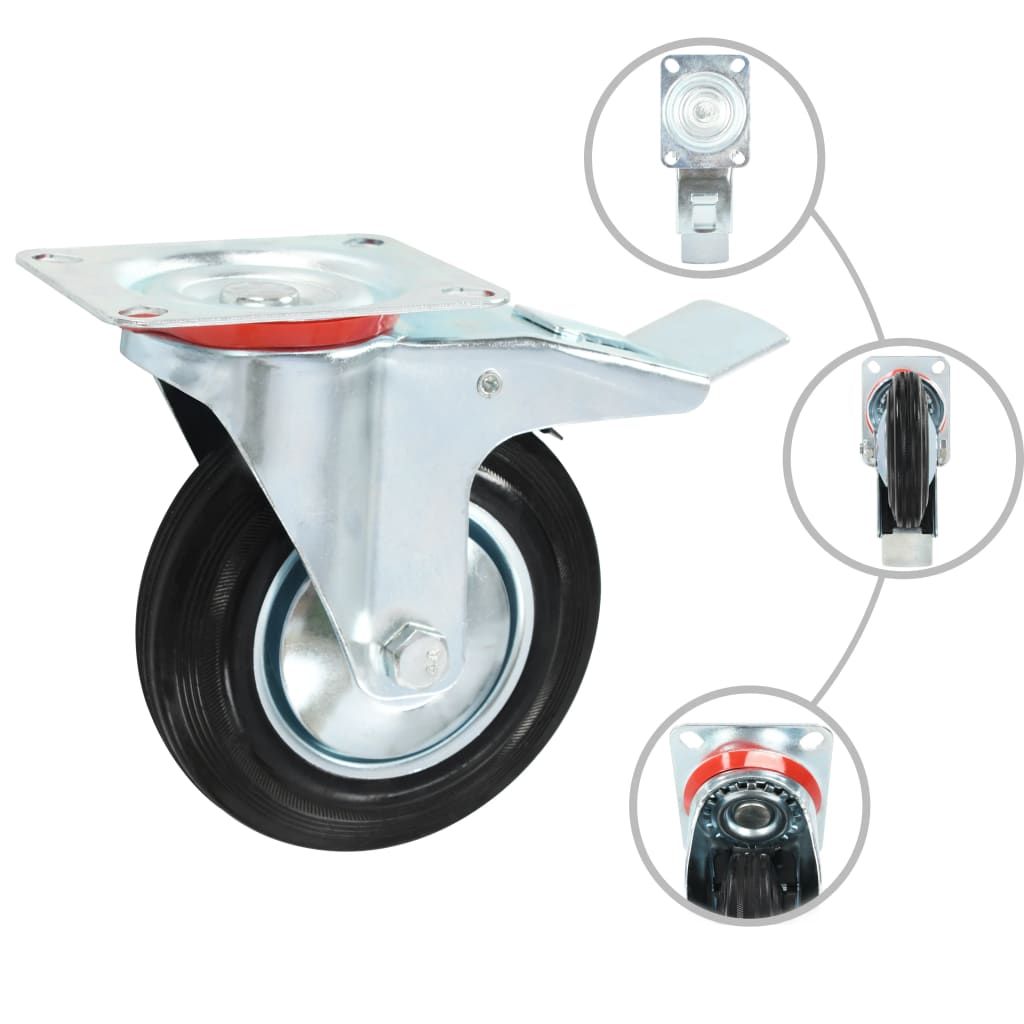 Ruote Girevoli 8 pz 160 mm vidaXL