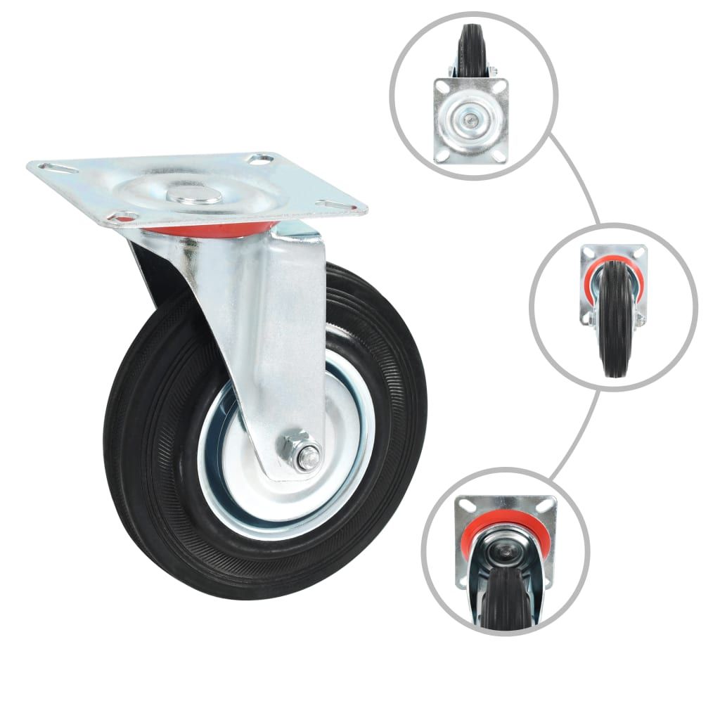 Rotelle Girevoli 4 pz 125 mm vidaXL