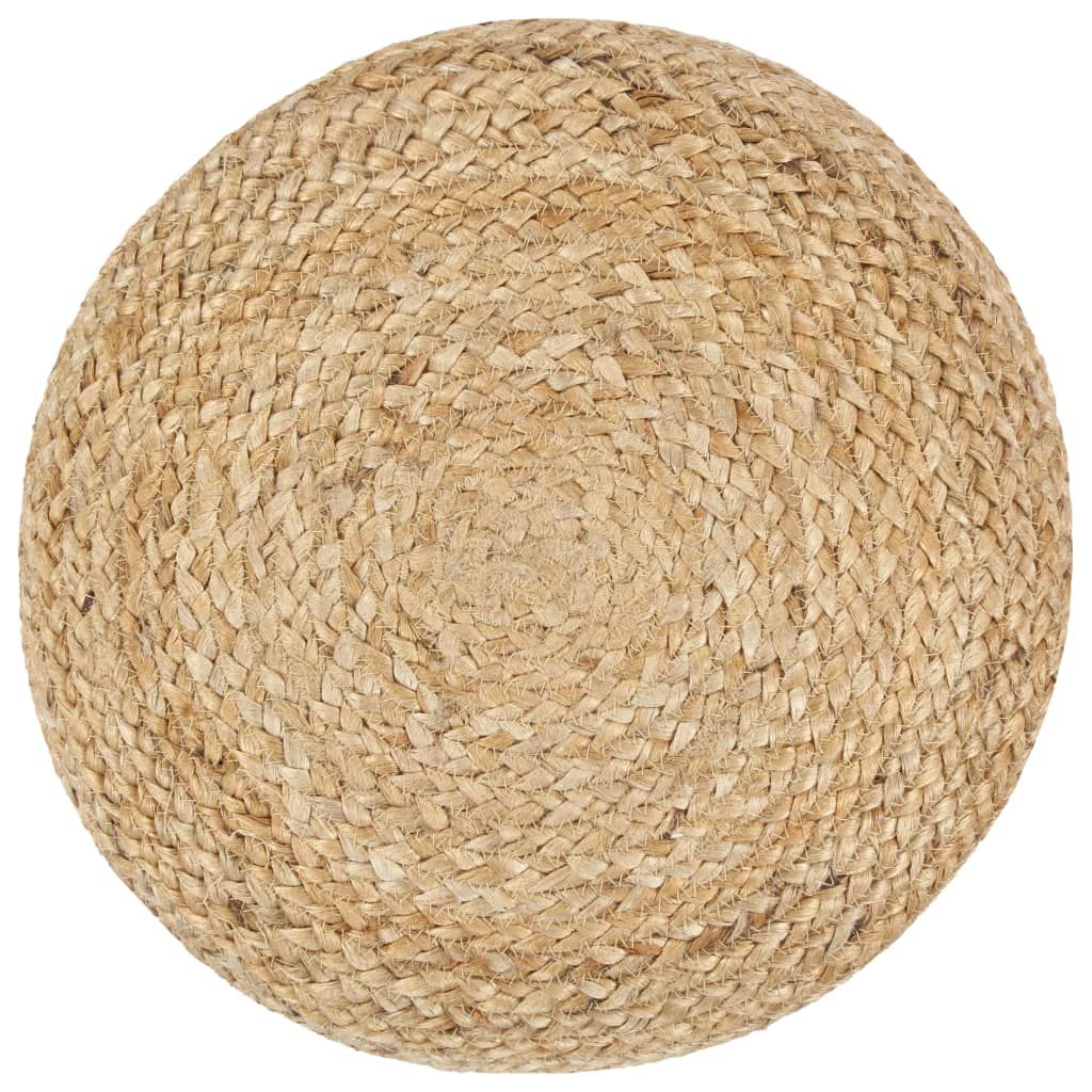 Pouf Lavorato a Mano 40x45 cm in Juta vidaXL