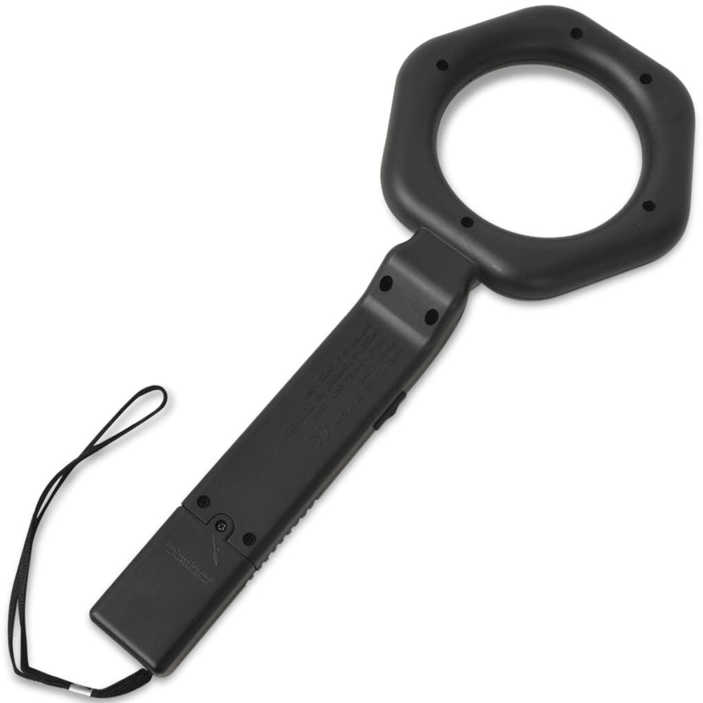 Metal Detector Manuale Portatile Nero vidaXL