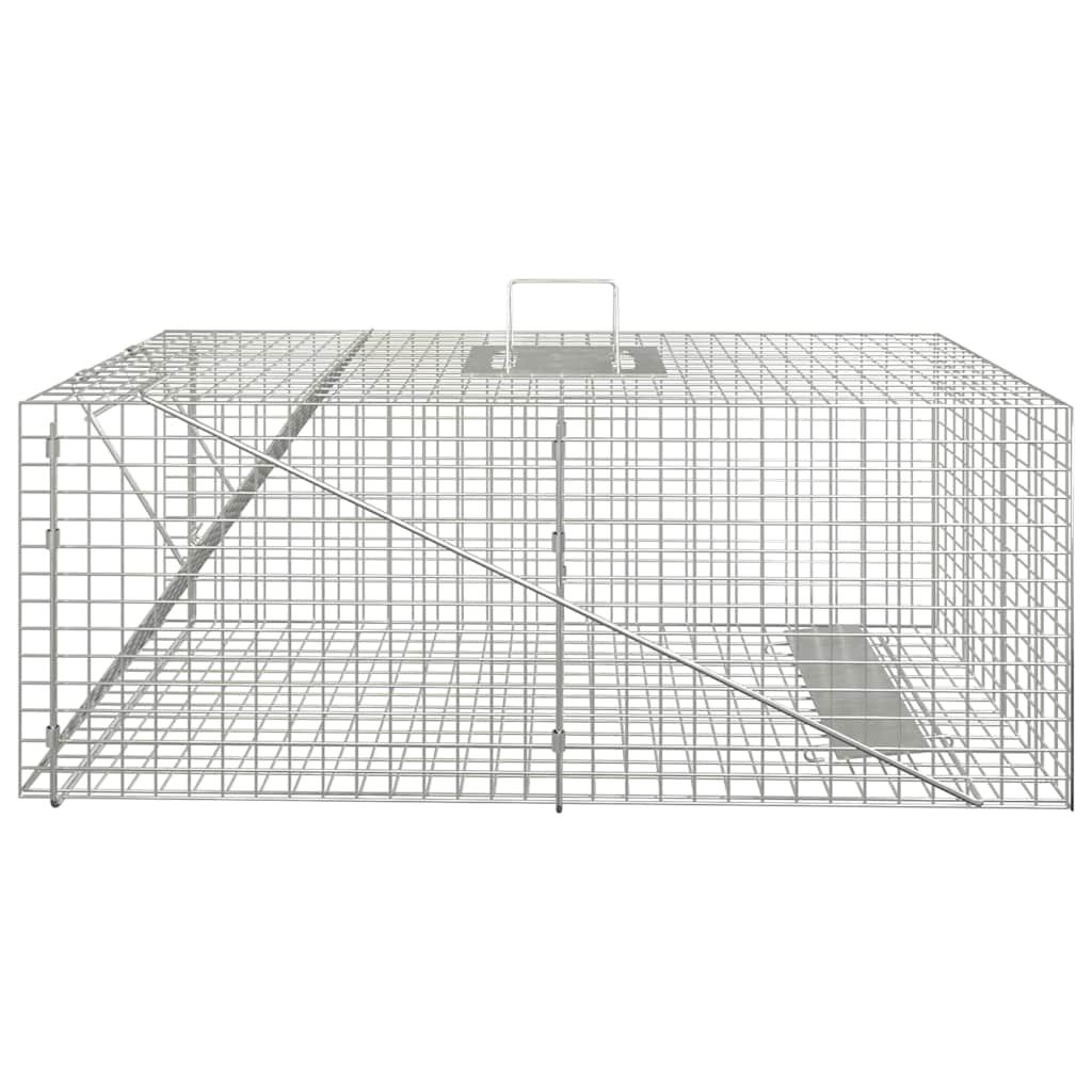 Trappola per animali 64,5x25x26,5 cm in ferro zincato vidaXL