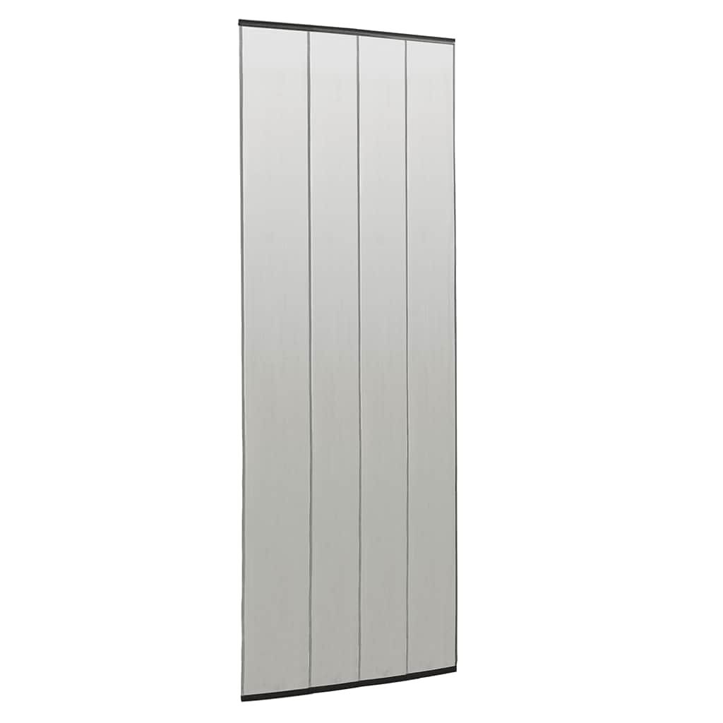 Zanzariera Porta con Tenda in Rete Nera 100x220 cm Poliestere vidaXL