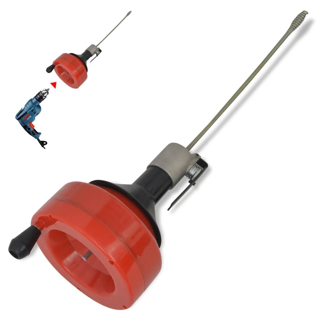 Scovolino a Funzione Manuale/Trapano 8 m vidaXL