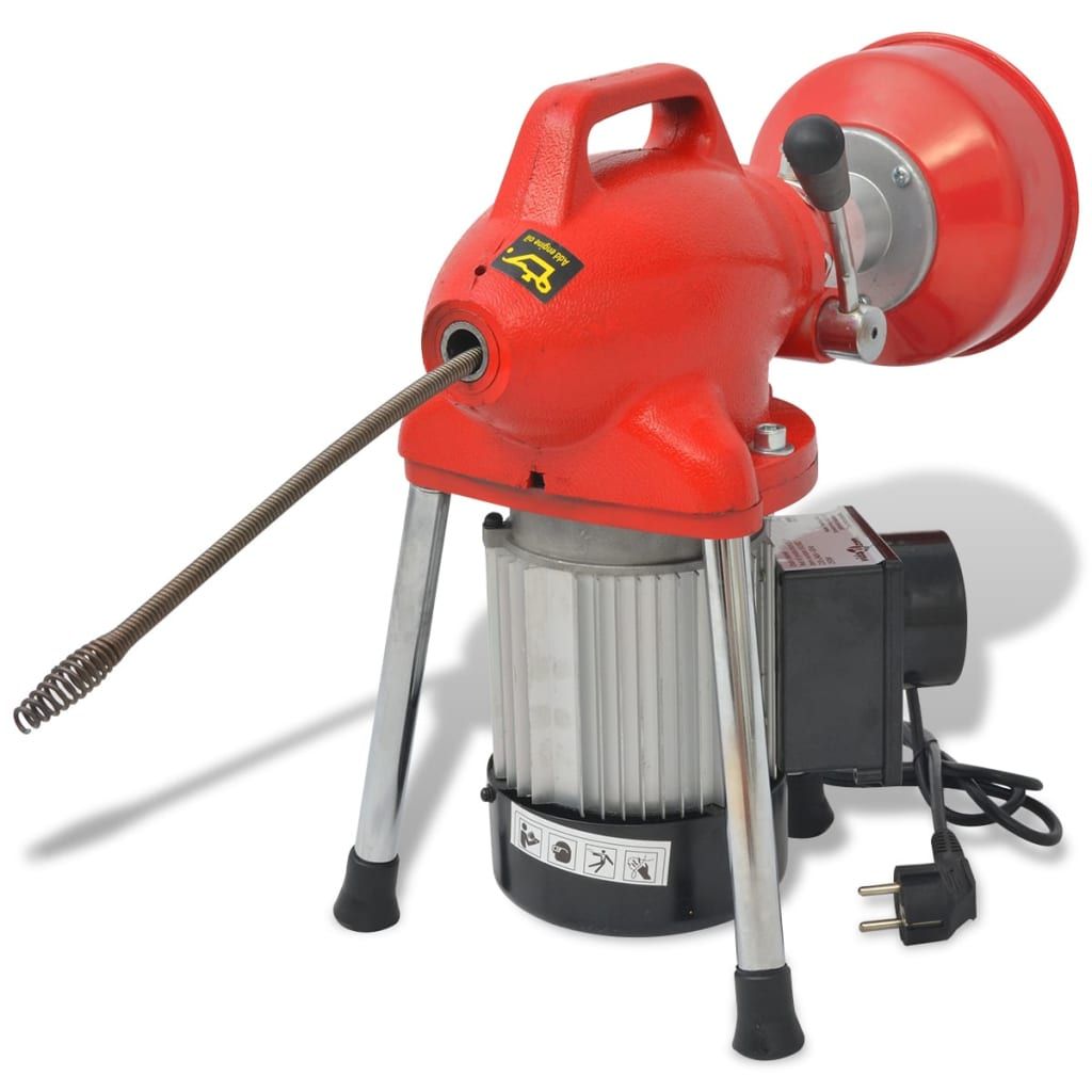 Macchina per Pulire le Tubazioni 250 W 12,5mx16mm 4,5mx9,5mm vidaXL
