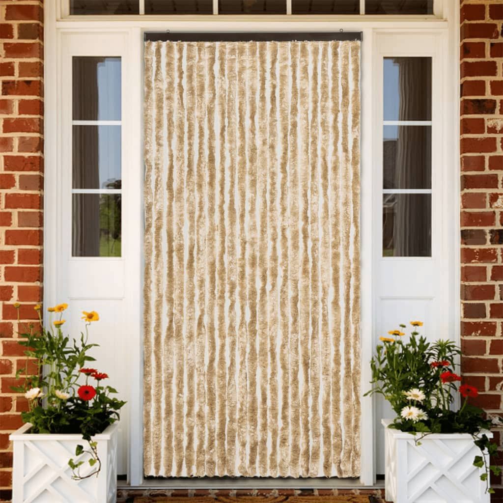 Zanzariera Beige 90x220 cm Ciniglia vidaXL