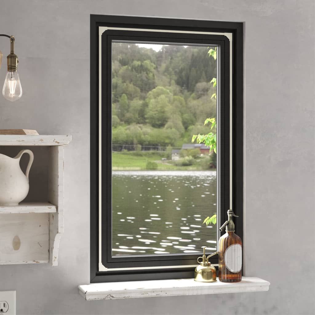 Zanzariera Magnetica per Finestre Bianca 80x140 cm vidaXL