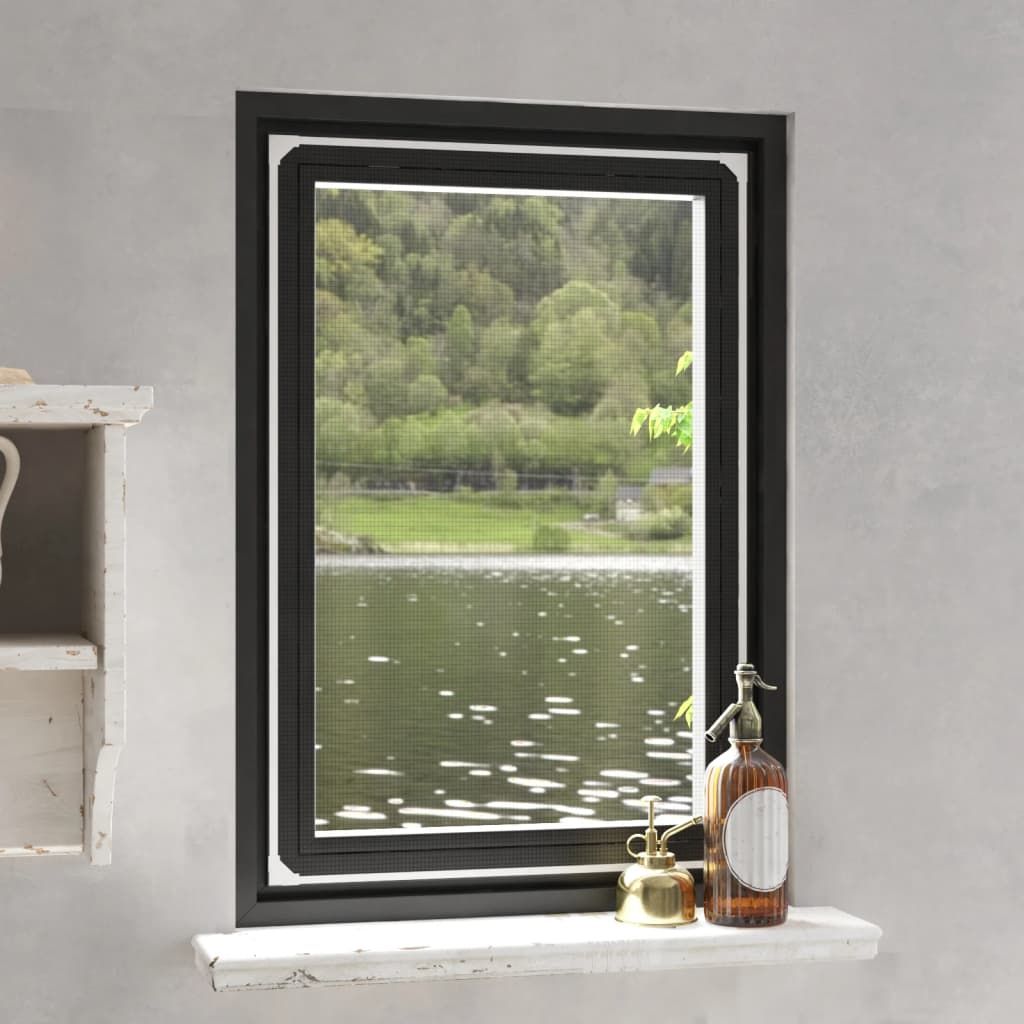 Zanzariera Magnetica per Finestre Bianca 80x120 cm vidaXL