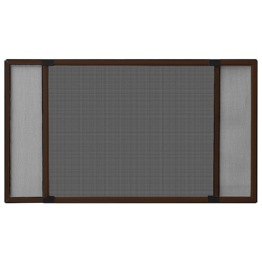 Zanzariera Allungabile per Finestre Marrone (100-193)x75 cm vidaXL