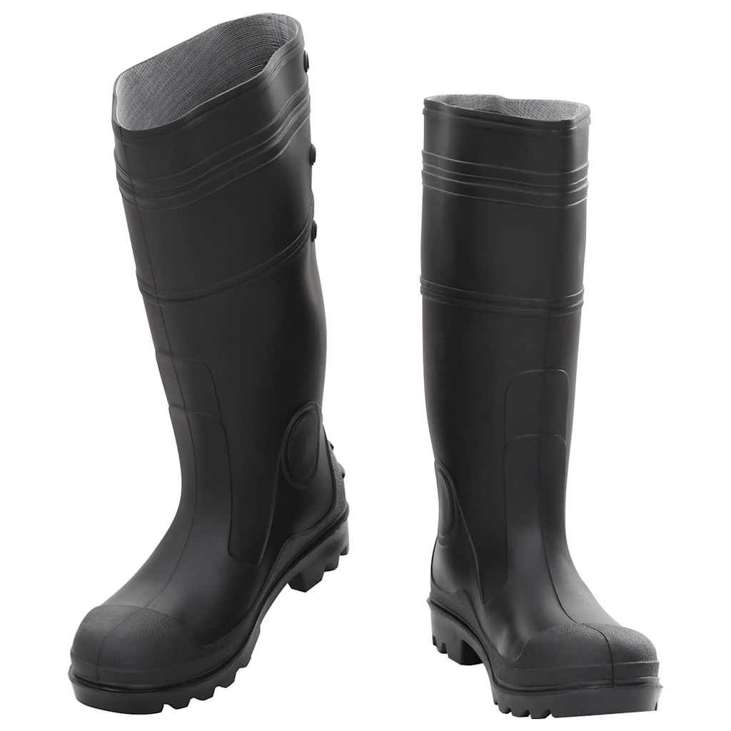 Stivali da Pioggia Neri Misura 38 in PVC vidaXL