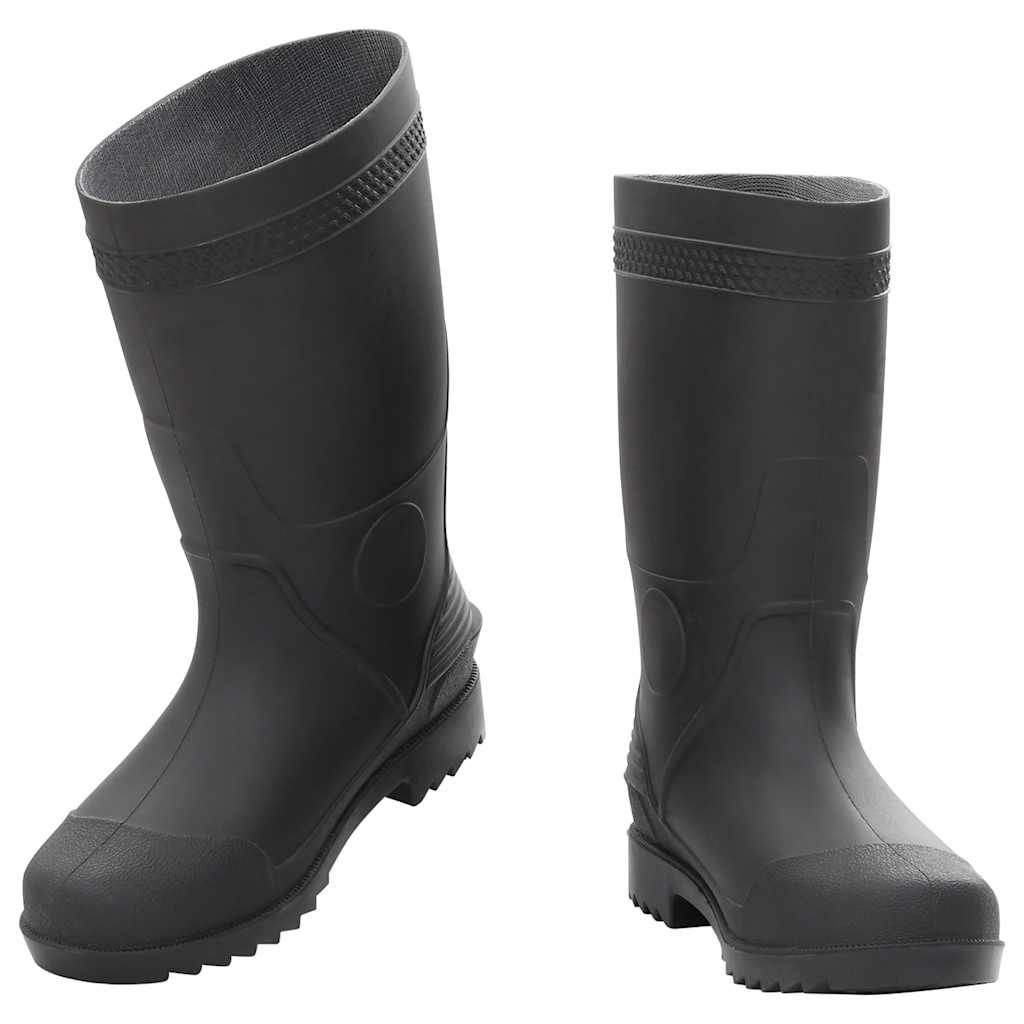 Stivali da Pioggia Neri Misura 39 in PVC vidaXL