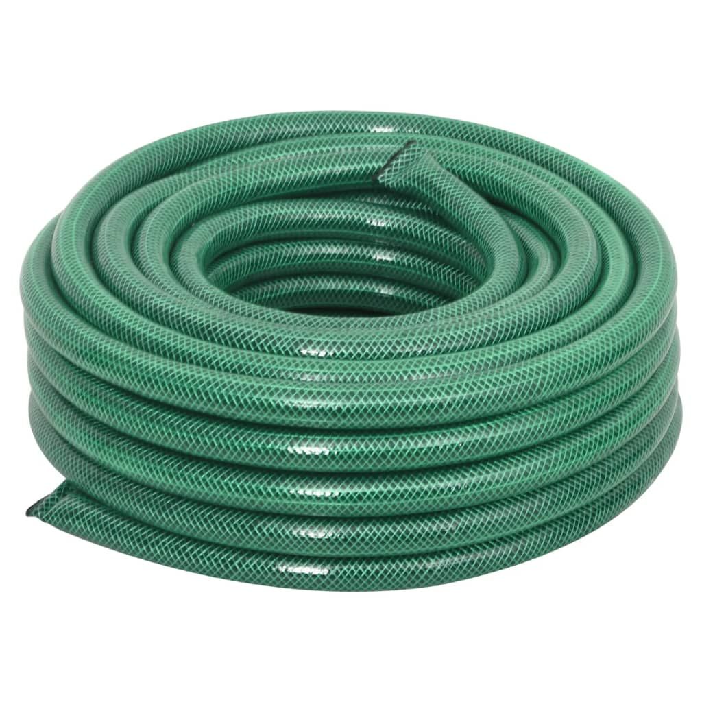 Set Tubo da Giardino con Raccordi Verde 0,75" 100 m in PVC vidaXL
