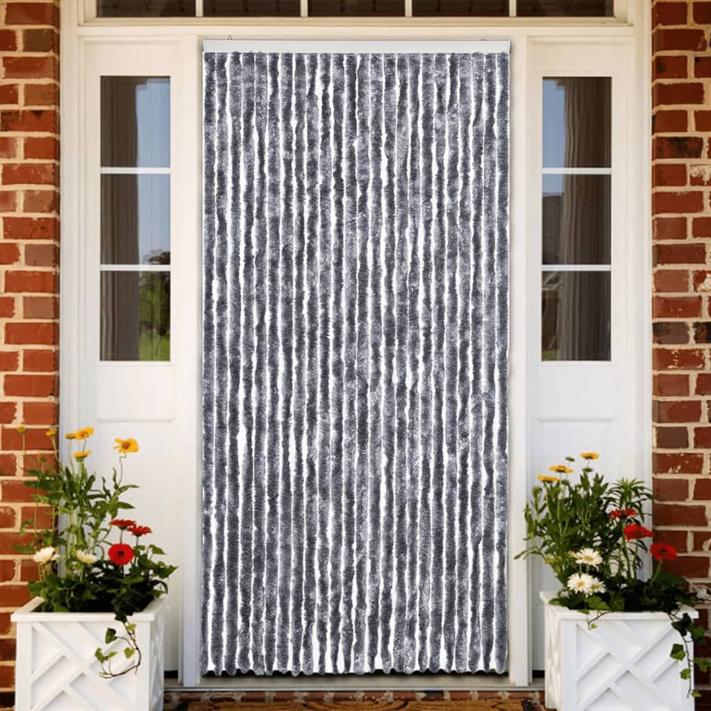 Zanzariera Argento 100x220 cm Ciniglia vidaXL