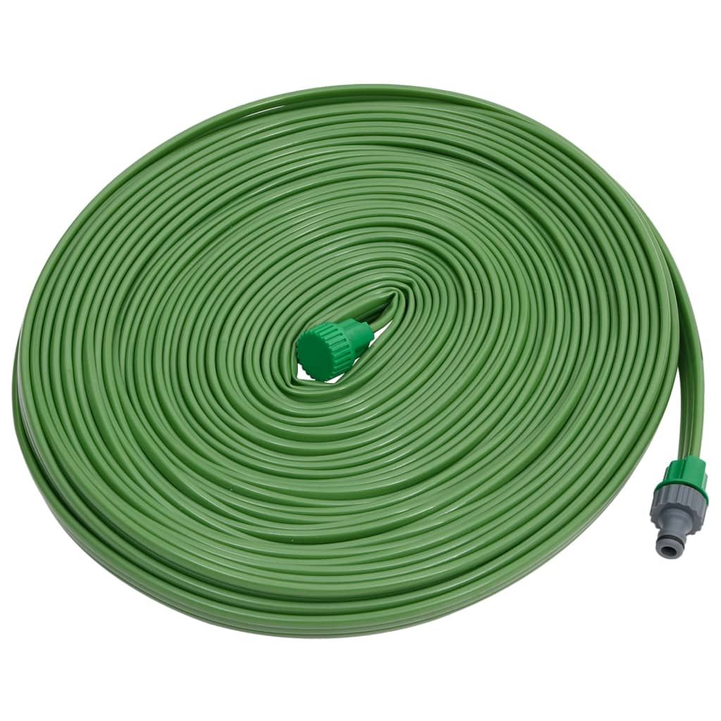 Tubo di Irrigazione 3 Tubi Verde 22,5 m PVC vidaXL