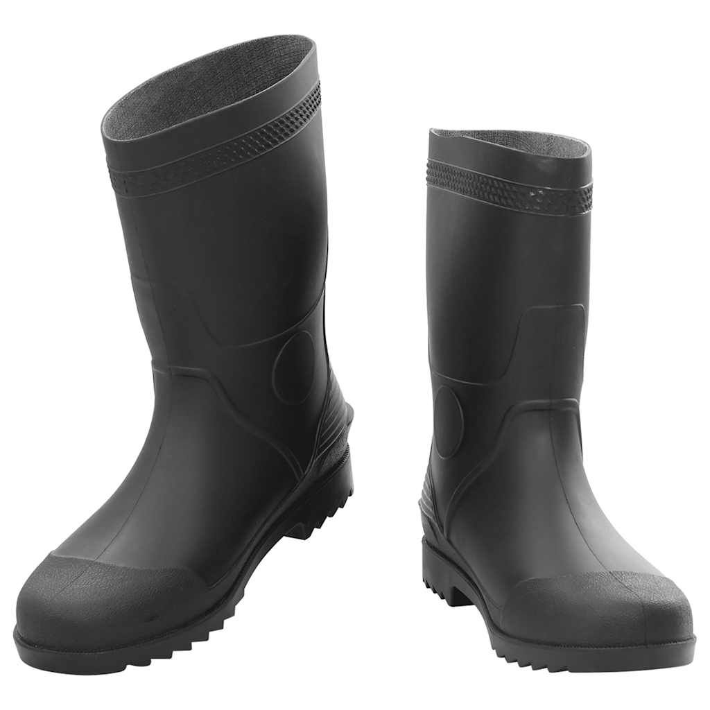 Stivali da Pioggia Neri Misura 45 in PVC vidaXL