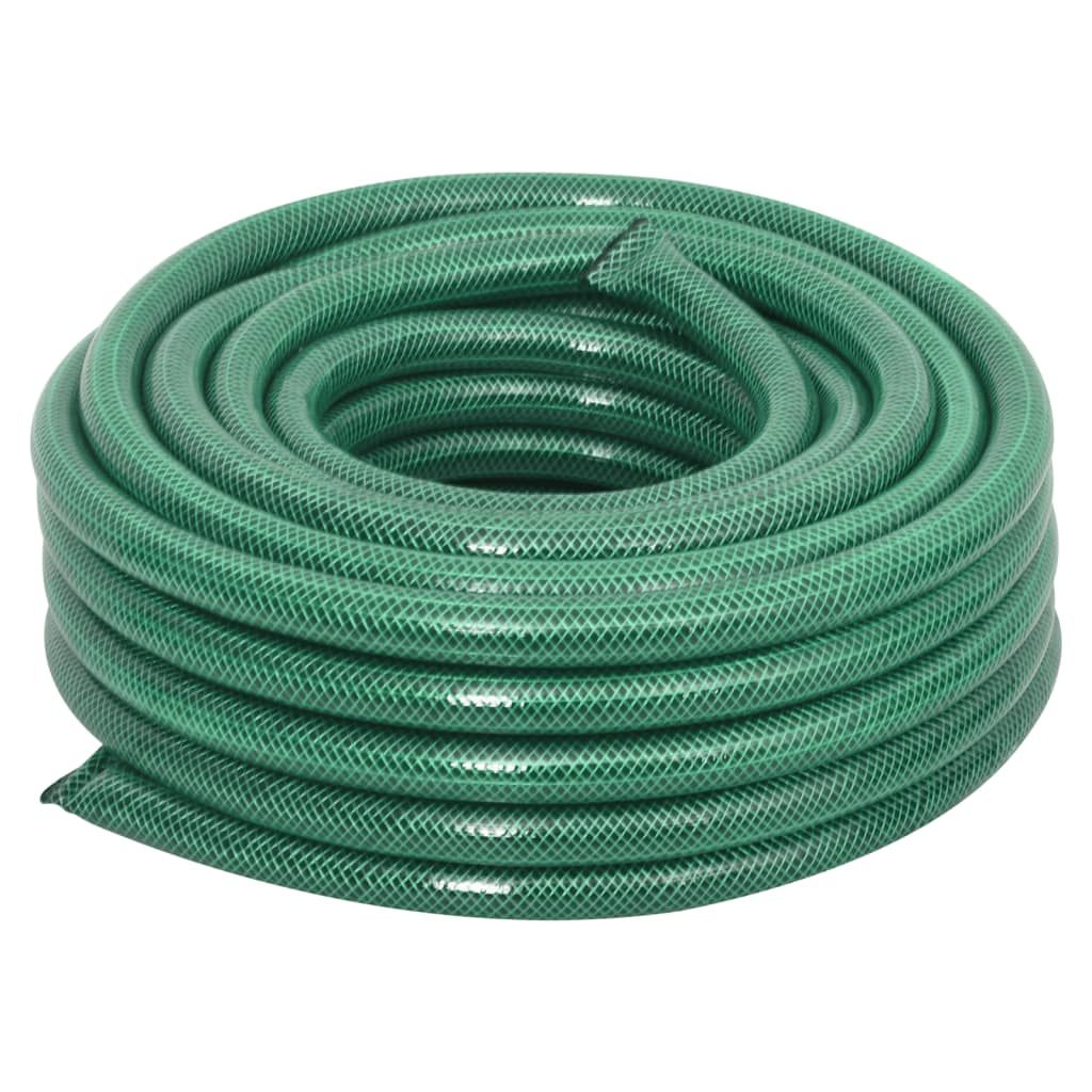 Set Tubo da Giardino con Raccordi Verde 0,75" 10 m in PVC vidaXL