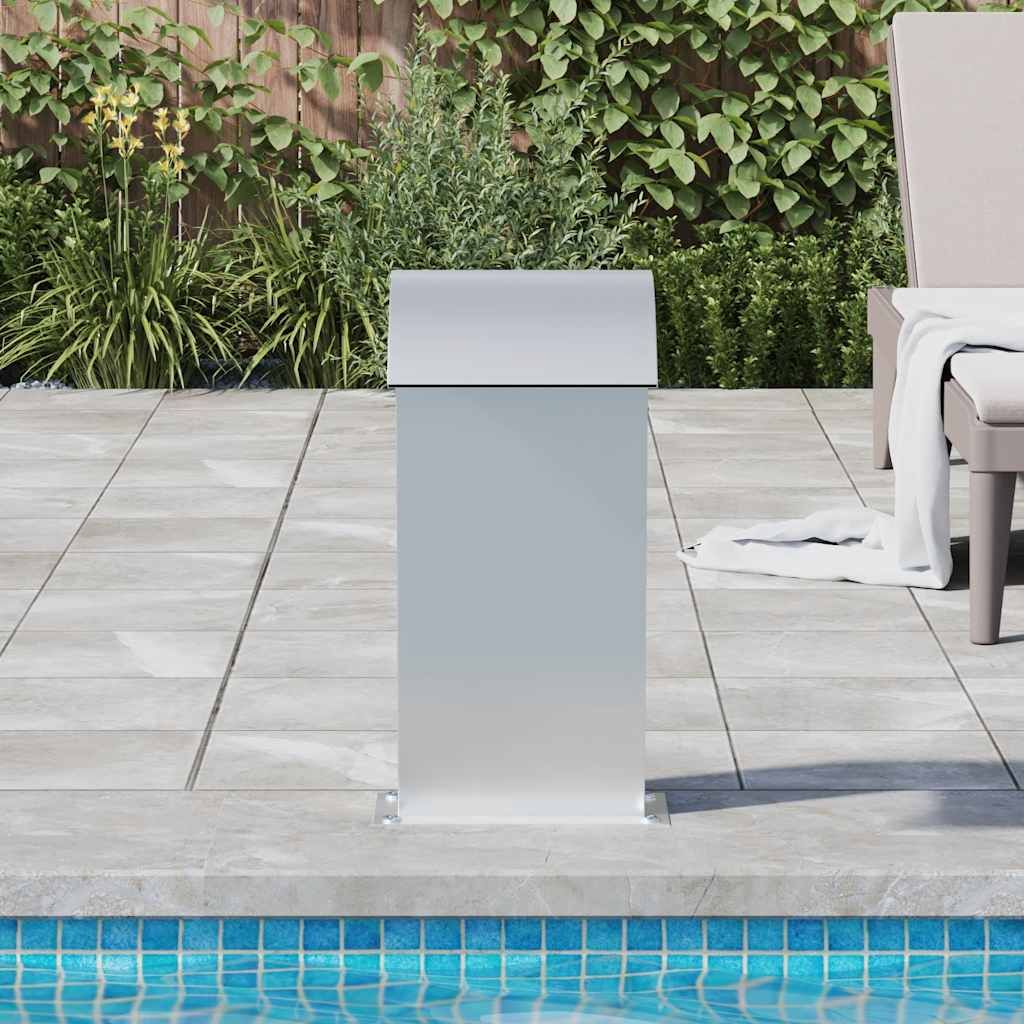 Fontana per Piscina 50x30x60 cm in Acciaio Inox 304 vidaXL