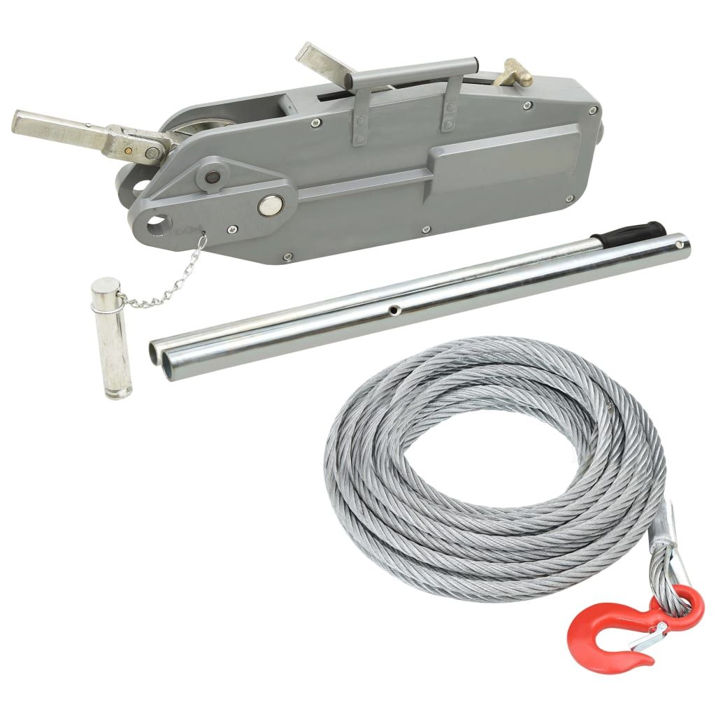 Paranco a Fune Metallica 3200 kg vidaXL