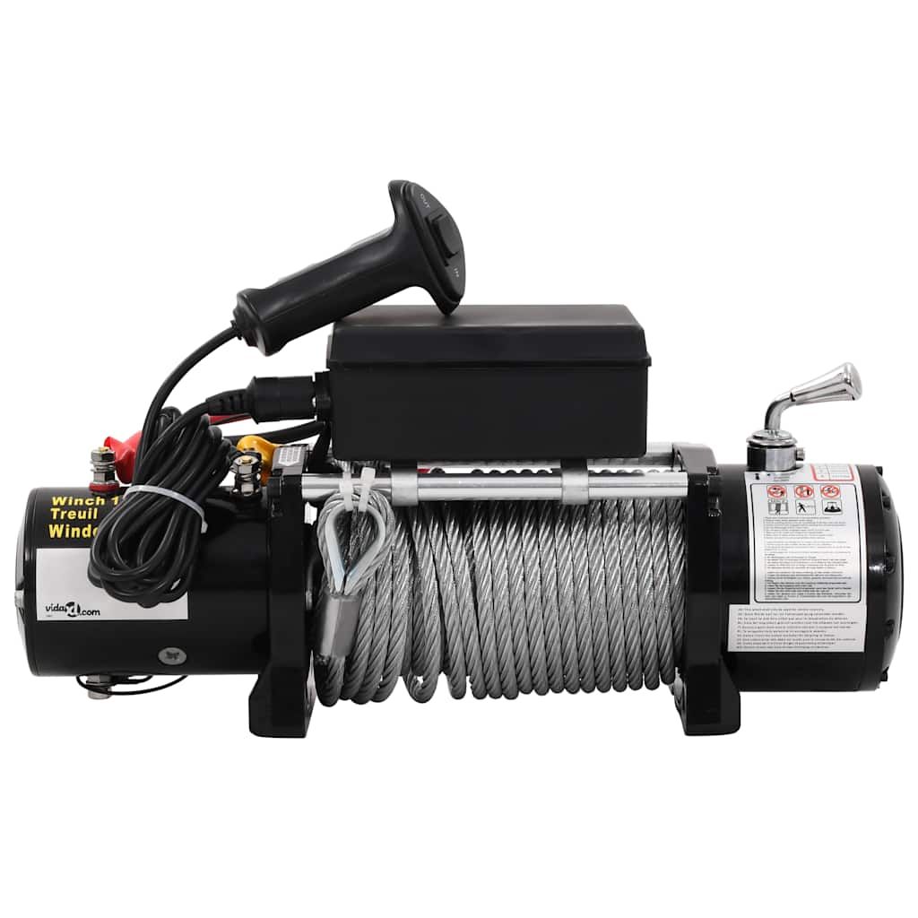 Argano Elettrico 12 V 5909 kg vidaXL