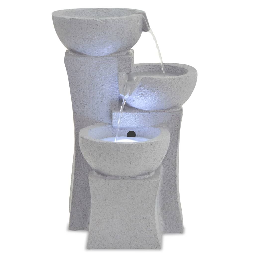 Fontana da Interni con Luce a LED in Poliresina vidaXL
