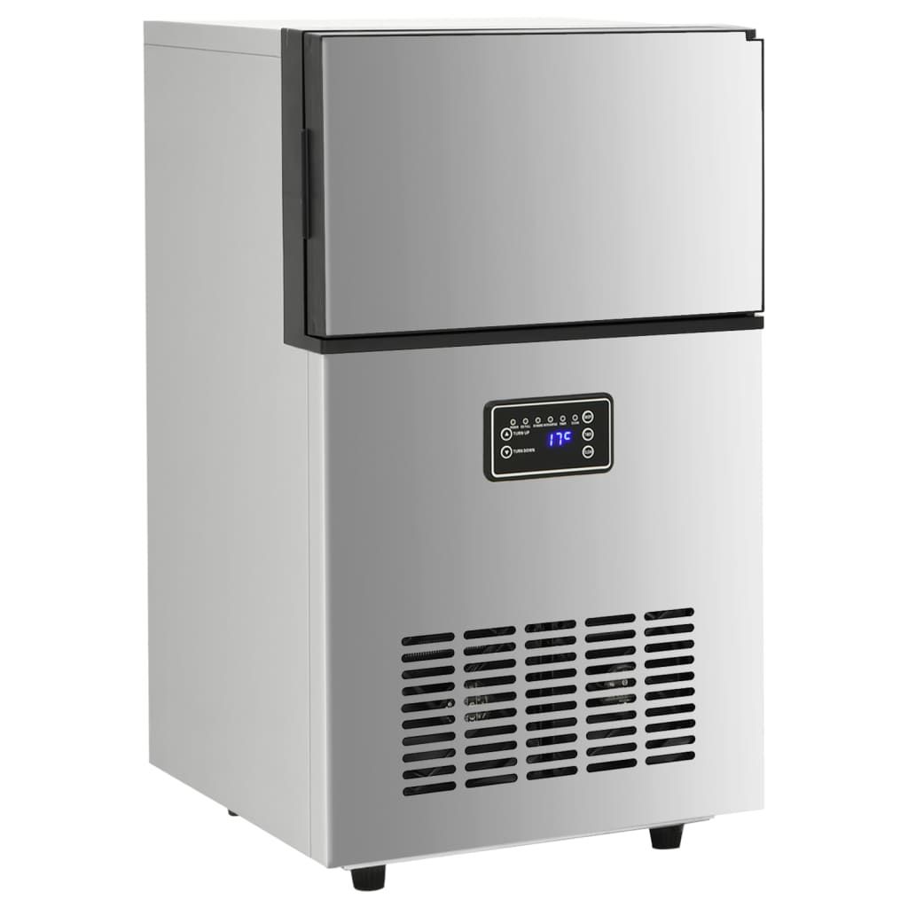 Macchina per Ghiaccio Argento 45 kg / 24 h vidaXL