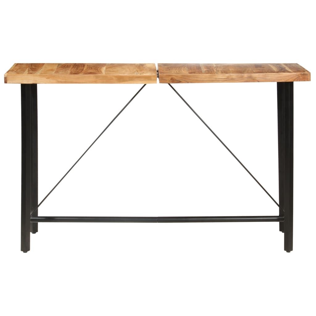 Set da Bar 9 pz in Legno Massello di Acacia e Legno di Recupero vidaXL